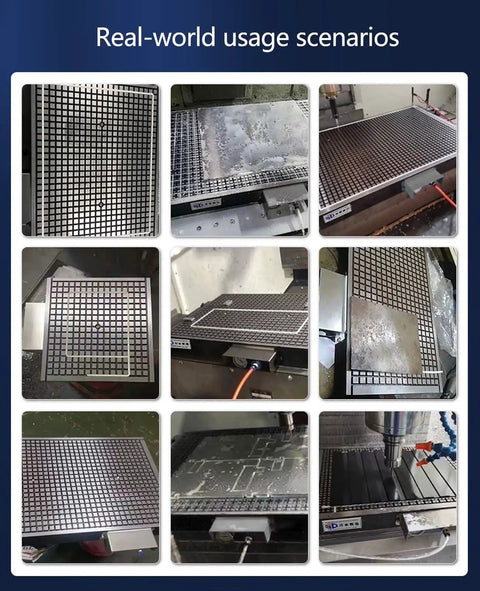 Real-world usage scenarios of Shop Ready Cnc Vacuum Chuck And Suction Base Plate With Built Tough Grip and Stable Pressure.