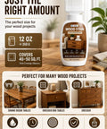 Real Talk Teak Wood Stain And Sealer In One With Built In Brush For Outdoor Deck And Fence Panels Deep Down Protection Blocks Scratches And Bad Weather Gives You That Snazzy New Look Every Single Day The Trusty 12 Oz Tin Sweeps Away Any Yard Mess Fast on a surface with wood finish samples and application tips.