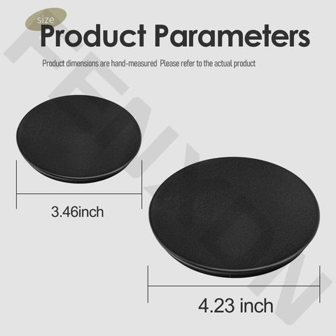 Water Tank Lid Cover Replacement For Vertuo Plus Coffee Machines And Aeroccino Series Including XN900810 XN900T10 And XN902T10 Models showing two lid sizes with measurements.