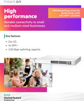 Instant On 1930 24 Port Gigabit Smart Managed Layer 2 Plus Ethernet Switch With 24 1G Copper Ports And 4X SFP Plus Uplink
