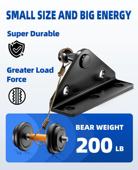 10mm Ball Stud Mounting Bracket 4 Pack for RV Door Lifts and Gas Struts, L-shaped, holds 200 lb weight, black steel