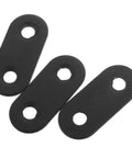 Close-up of Heavy Duty Black Iron Corner Brackets 20 Pack For Shelves And Partitions Right Angle Shelf Supports