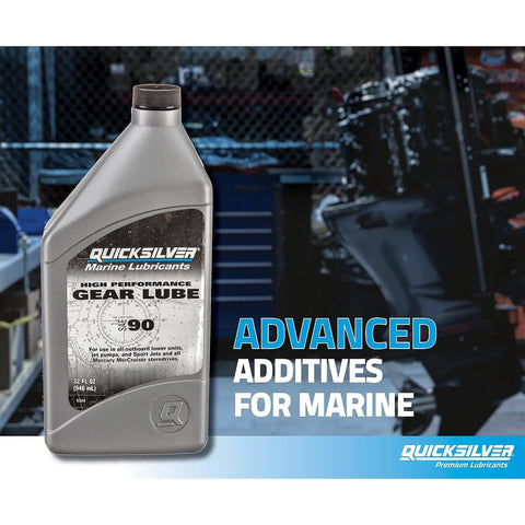 SAE 90 High Performance Gear Lube For Outboard Lower Units And Sterndrives Above 75HP Beast Mode Protection bottle