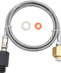 High Pressure Stainless Steel CO2 Adapter Hose 36 Inch For Large CO2 Tanks To TR21 4 Soda Machines CGA320 Direct Connection