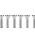 Heavy Duty Titanium M8x30mm Disc Brake Rotor Bolts Hex Socket For Motorcycle 33mm Total Length Grade 5 6AL4V Titanium Alloy Pack Of 6