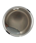 Top view of Kitchen Air Gap Cap in Brushed Nickel Replacement for Deck Dishwasher Air Gaps Durable Plastic 1 Pack