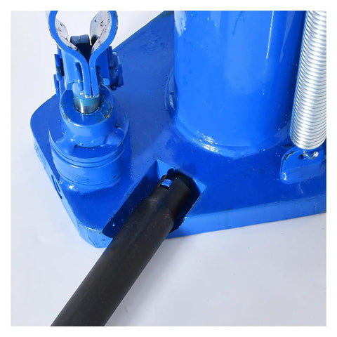 Close-up of Heavy Duty 5 Ton Manual Hydraulic Claw Jack With 110 Mm Stroke showing connection mount and hydraulic components.