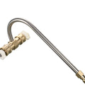 Gutter Cleaner Attachment For Pressure Washer With Four Nozzle Tips And Quick Connect, Zero Degree And Forty Degree Nozzles, Clears Leaves And Debris Fast, Up To Four Thousand PSI