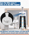 Top Shelf Coconut Activated Carbon Water Filter Replacement For Compatible Espresso Machines showing filter design and carbon details.
