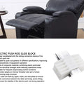 Beefy And Quiet Electric Linear Actuator Slide Block for recliners, shown with smooth recliner lift chair setup.