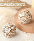 Killer 2 Pack Boho Knot Toilet Bolt Caps Ceramic Screw Covers Decor Bathroom Upgrades Fun Decor Swaps And No Sweat Install Fixes For Fresh Home Style Vibes That Stay Solid Forever, beige decorative knots on wooden surface.