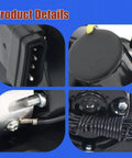 Close-up of 12V Marine Hydraulic Power Unit for Trim Tabs on yachts, showing connectors and coils, high pressure HPU pump details