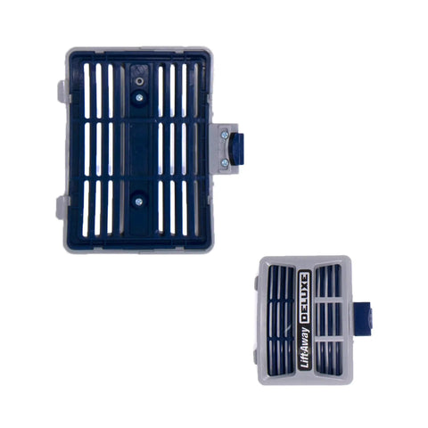 Shark Navigator Vacuum Filter Cover Attachment For DLX Lift Away Nv360 Nv361 Pro Deluxe Replacement Part Blue With OEM Compatibility