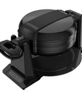 Rotating Waffle Maker With Belgian Style Deep Nonstick Grids And Even Batter Spread Easy Flip Lock For Golden Crispy Waffles Every Time