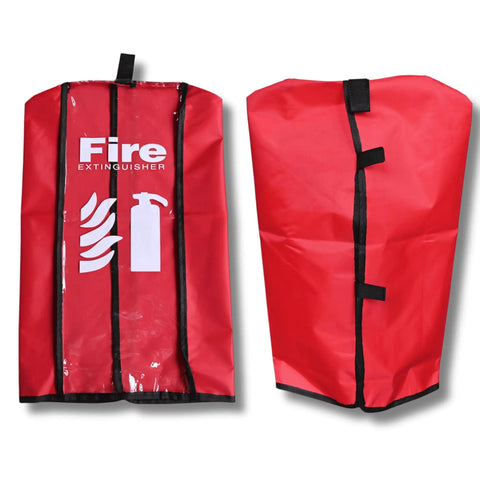 Large Fire Extinguisher Cover Pack Of 6 Heavy Duty Dustproof Scratch Resistant Protective Sleeve For 10 To 20 Lbs Units Waterproof Weatherproof Shield Clear Durable Cover For Home Office Boat Car Emergency Equipment on display