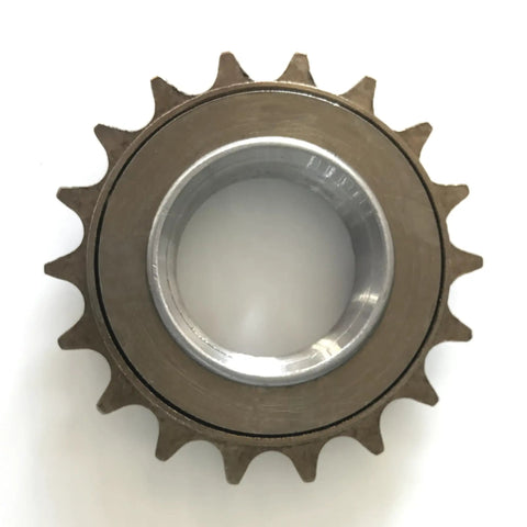 Single Speed Bike Freewheel 18T 22T Threaded Freehub Replacement For 410 Chain, Ride Ready Iron Steel Build, top view