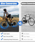 Beefy 1500W 48V Rear Hub Ebike Conversion Kit With LCD Display for enhanced bike performance after conversion vs before