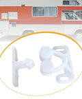 Closet Door Roller Catch For Cabinets And RV Furniture Easy Install Double Roller Latch with RV background