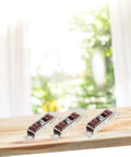 Heavy Duty Stainless Steel Sash Roller Double Wheel Pulley 4 Pack for Sliding Windows and Doors Smooth Silent Operation. Three rollers on wood.
