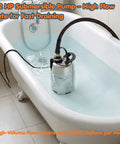 Beast Mode Submersible Sump Pump With One Half HP Motor Delivers Up To 2300 GPH For Quick Pool Drains And Flood Cleanup, Portable