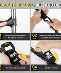 Step-by-step guide using 4 Piece Ratchet Strap Tie Down Kit With Beefy Padded Handles Coated S Hooks And Safety Clips.