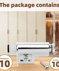 Soft Close Cabinet Dampers Set Of 10 For Cabinets Wardrobes Kitchen And Bookcases With Hydraulic Buffer shown with screws