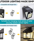 No Hole Needed Vinyl Siding Clips Hanger For Solar Powered Lights Seam Mounting On Vinyl Siding No Nails No Drilling Easy Removal