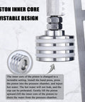 Piston inner core of Rugged Hand Pressed Espresso Machine Using Manual Lever And Pressure Chamber with twi...