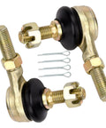 10mm Left And Right Hand Tie Rod Ball Joint For Chinese Kids ATVs Quad Go Karts 50cc-125cc, steel with boot and cotter pins