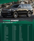 Full-size black SUV parked, vehicle fitment list for Infiniti JX35, QX60, Nissan Altima, Maxima, Murano, Pathfinder, Quest