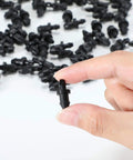 Drip Irrigation Plugs 1/4 Inch Tube Closure Goof Hole Plugs Irrigation Stopper For Garden And Lawn Black 150 Pieces