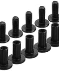 Medium Size Black Iron Socket Cap Screws And Nuts Set With Hex Drive For Furniture And Hardware Projects Easy Install And Secure Connection