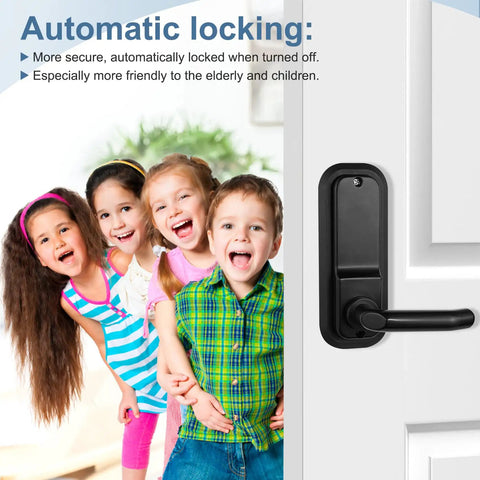 No Sweat Heavy Duty Outdoor Keyless Padlock With Solid Zinc Mechanical Keypad Weatherproof Adjustable Deadlatch Built Different For Fence Gates And Storage Entries Matte Black Finish