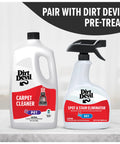 Pet Carpet Cleaner Solution 64 Oz With Tropical Breeze Scent For Pet Stains And Odors Deep Cleaning Formula To Freshen Carpets Rugs Upholstery And Home Surfaces.
