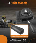 Image showing Go Kart Forward Reverse Gearbox Kit For 212cc Engines 2HP To 13HP 4 Stroke with 3 shift modes display and go-kart.