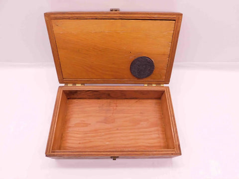 Heavy Duty Wooden Storage Container For Tooling Gauges And Hardware Featuring A Badass Craftsmanship Job, open view showing spacious interior.
