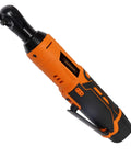 Cordless Three Eighths Inch Drive Ratchet Wrench Set With 12V Battery And Charger Kit Electric Ratchet Tool Kit in orange