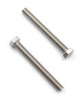 10 Pack 1/4-20 Stainless Steel Hex Bolts 3 Inch Long Full Thread UNC Coarse Drive 7/16 Plain Finish 18-8 304 Bolts