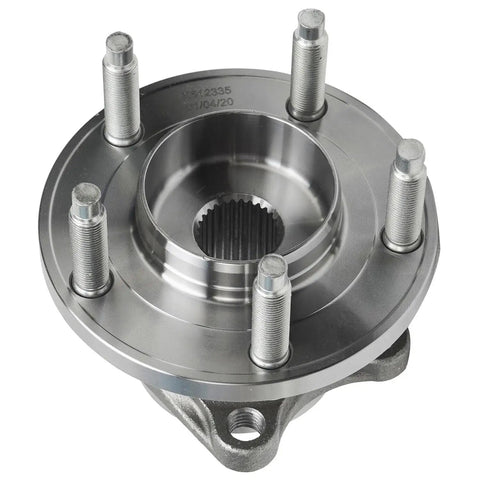 Pair Rear Wheel Bearing And Hub Assembly Fits 2007 Through 2010 Ford Edge And Lincoln Mxk Awd 5 Lug Non Abs Direct Bolt On Replacement close-up view.