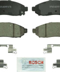 QuietCast Premium Ceramic Disc Brake Pad Set For Nissan Frontier, Pathfinder, Xterra, Suzuki Equator Front Brakes