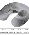 U Shaped Travel Neck Pillow For Airplanes Trains And Cars Comfortable Head And Neck Support Ergonomic Design Reduces Fatigue