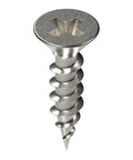 Close-up of nickel-plated screw from Soft Close Overlay Face Frame Cabinet Hinges 1-1/4 Inch Nickel Plated Steel Nickel Finish Pack of 25