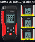 Type K Thermocouple Thermometer Kit With HVAC Clamp Meter Digital 1 Channel K Type Temperature Gauge Wide Range From -328 To 2501 Fahrenheit Includes Two Thermocouples Lead Probes And Pipe Clamp, display max min hold