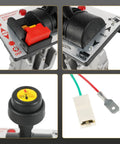 Hydraulic Flow Control Valve For Dump Trucks Air Operated With Feathering Lowering And Slow Down, Cab Mounted Control Valve Kit