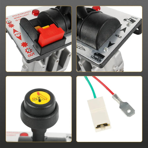 Hydraulic Flow Control Valve For Dump Trucks Air Operated With Feathering Lowering And Slow Down, Cab Mounted Control Valve Kit