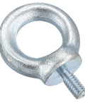 Shoulder Eye Bolt Set One Quarter Inch By One Half Inch Four Pack Carbon Steel Lifting Eye Bolts With Threads visible in image