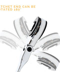 72-Tooth Ratcheting Wrench Set With Open Flex-Head, 180-Degree Pivot, showcasing rotating head mechanism