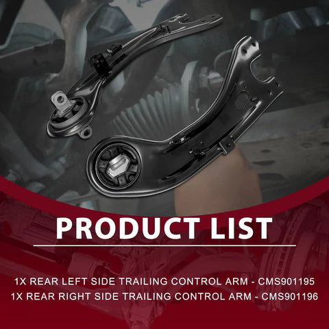 Upgrade Your Ride With These Heavy Duty Rear Trailing Arm Suspension Kits For Hyundai Tucson And Kia Sportage Models From 2010 Through 2016 Featuring OEM Fitment Plus Durable Construction To Restore Smooth Handling And Keep You Rolling Smooth As. Rear left and right trailing control arms with bushings and hardware