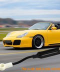 Yellow Porsche Boxster with Convertible Top Push Rod End Repair Kit Fits 1997 To 2012 986 987 Models shown in foreground