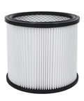 Replacement Cartridge Filter For 5 Gallon Wet Dry Vacuum Cleaners 90304 9030400 903-04 with pleated white design